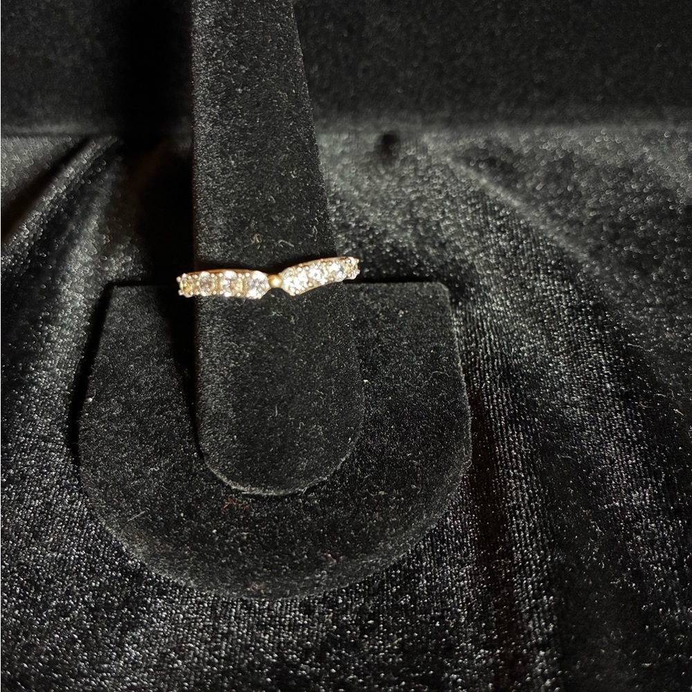 Gold Over Sterling Stackable Ring - image 1